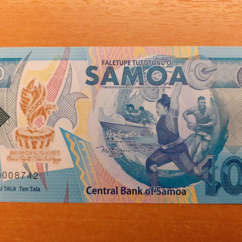 Western Samoa 10 Tala 2019 commemorative polymer new