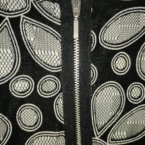 Promod Flower Power Space Age Mod Mini Dress like new, black and grey