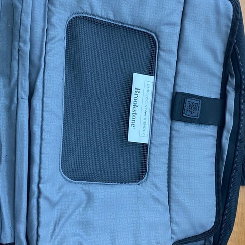 BROCKSTONE laptop bag briefcase used 32x40cm black
