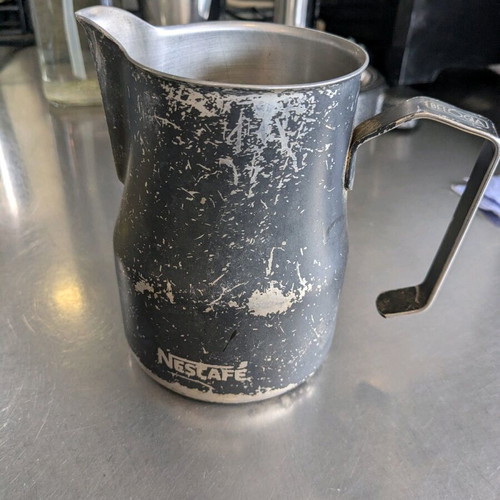 Nescafé milk jug used, medium size