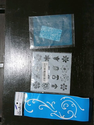 Stencil new, pack of 3 pieces for diy