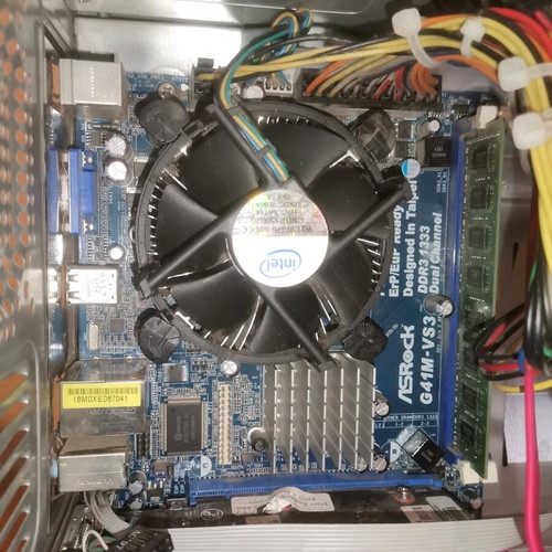 Desktop computer used, full set with monitor and peripherals