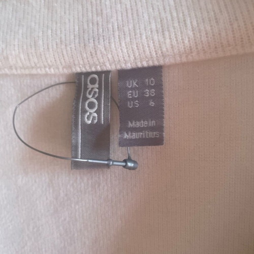Asos cardigan dress like new, off white, size S-M