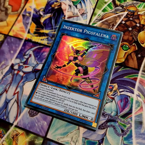 Inzektor Picofalena GRCR Super Rare Yu-Gi-Oh! card