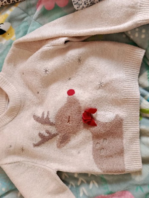 Zara kids sweater like new, beige, 6-7 years old