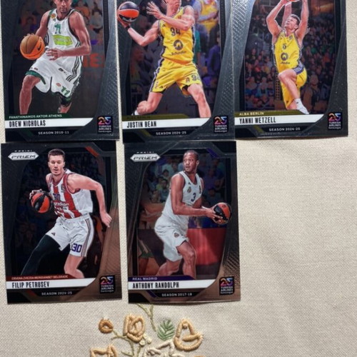Euroleague Prizm Panini collectible cards new in special box