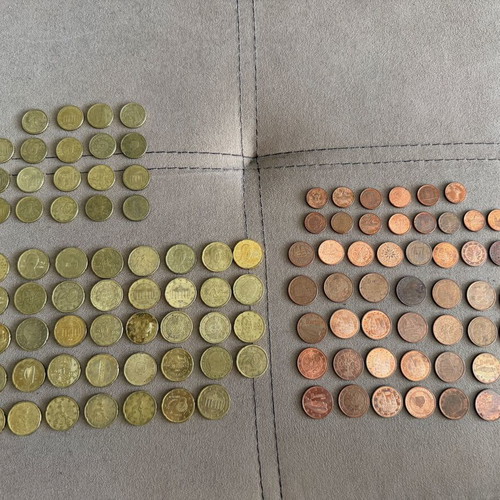 Euro Coin Collection like new, 303 coins from 18 countries