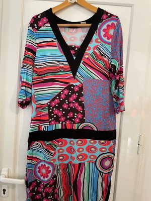 Φόρεμα La Redoute 79s style psychedelic print καλοκαιρινό σαν καινούργιο