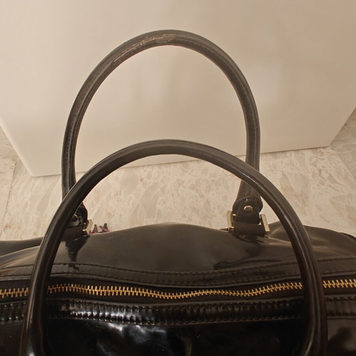 Versace Jeans Handbag used with inner pockets black
