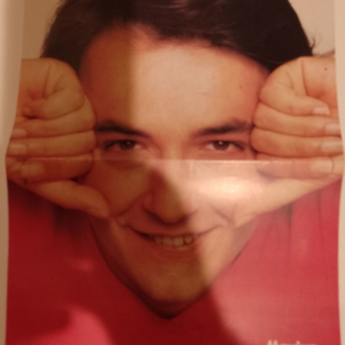 Andreas Mikroutsikos and Boy George poster like new, Manina magazine