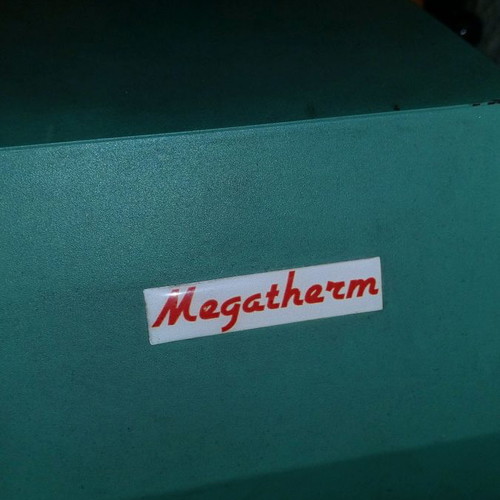 Pellet burner Megatherm 40 kw used with accessories