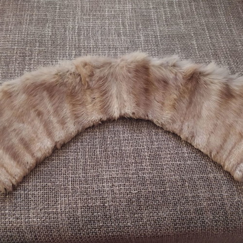 Fur yak collar used, made of real fur