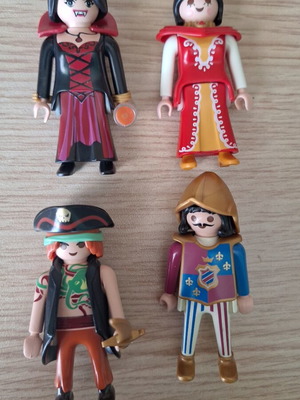 Playmobil collectible figures set of 4 like new