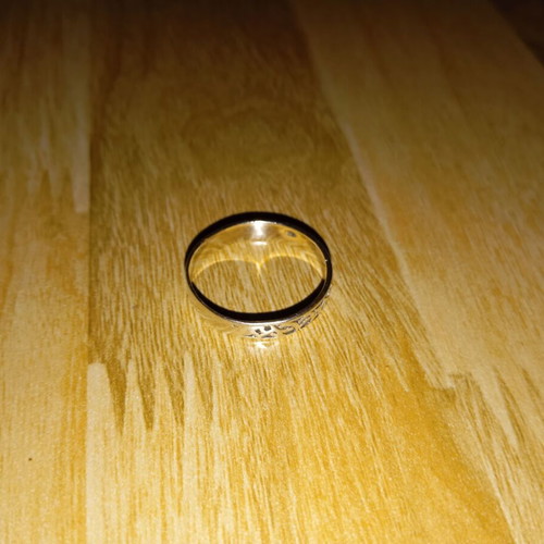 Silver carved ring 925, size 58
