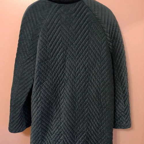 Quilted jacket like new, size L, green