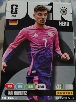 Panini Adrenalyn XL FIFA Παγκόσμιο Κύπελλο 2026 αυτοκόλλητο
