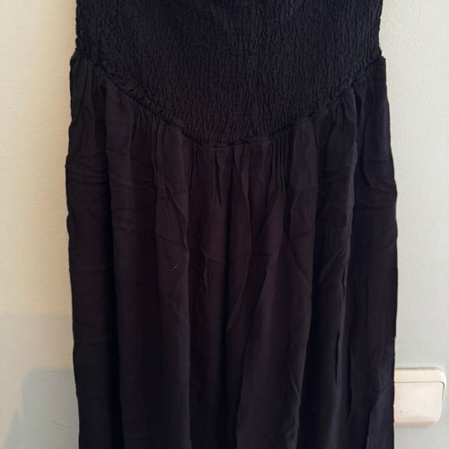 Sinsay black dress with ruffles
