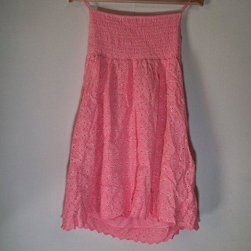 Honey Pink Strapless Dress like new