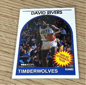 Σπανια κάρτα David Rivers nba hoops Timberwolves Ολυμπιακος