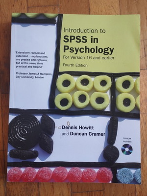 Book Introduction to SPSS in Psychology used