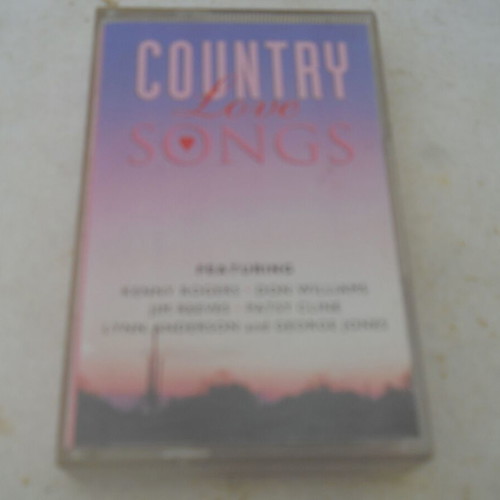 Country Love Songs cassette used, country