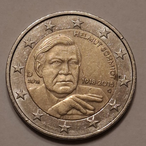 German commemorative 2 euro coins set like new, 4 pieces