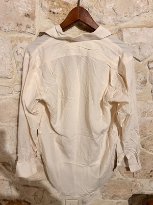 Off White Textured Button Down Shirt, Women’s XL