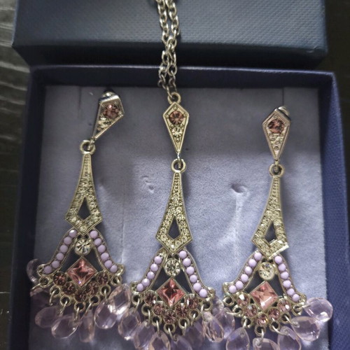 Ethnic Jewelry Set Bollywood Style New Necklace and Earrings