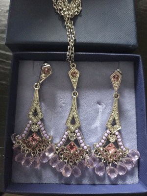 Ethnic Jewelry Set Bollywood Style New Necklace and Earrings