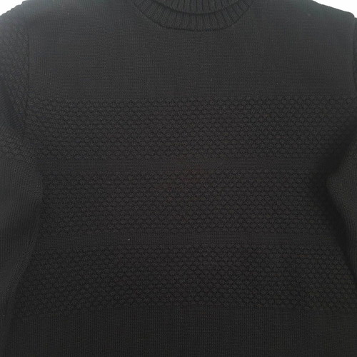 Mads Norgaard men's sweater new, 100% wool, size XS/S, black
