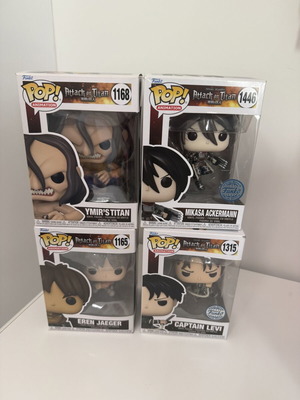 Funko Pop! Attack on Titan σετ 4 Special Edition καινούργιο