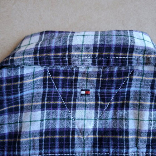 Tommy Hilfiger shirt for 10 years old, like new, cotton flannel