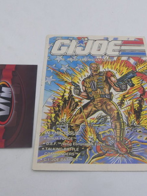 GI Joe 1992 Insert Catalog Leaflet Duke Ninja Force used