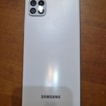 Samsung A22 5G smartphone with cracked screen