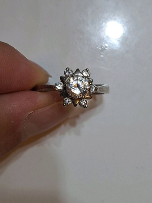 Δαχτυλίδι ασήμι 925 σαν καινούργιο, μέγεθος 16.5mm