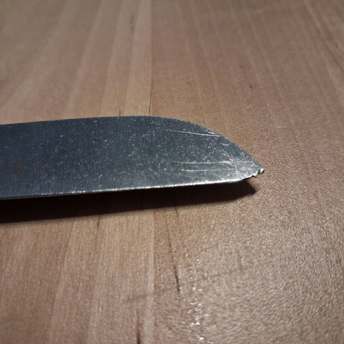 Greek Army folding knife used with can opener tool 1988