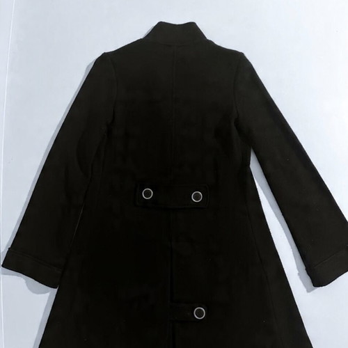 ZARA Black Military Style Coat Size M Like New