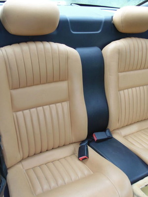 Alfa Romeo GTV Twin Spark 2.0 Πίσω δερμάτινα καθίσματα μπεζ, σαν καινούργια, σειρά 916, σετ 2