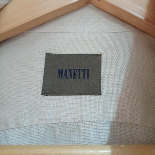Manetti men's shirt beige size M like new