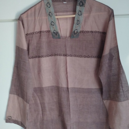 Women's Shirt like new, cotton, brown, size M