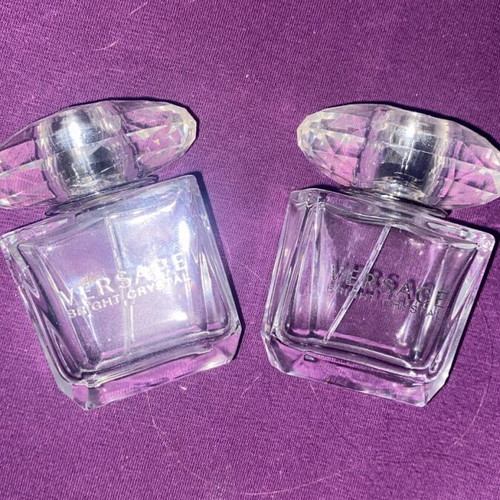 Perfume packaging and authentic Versace perfume bottles
