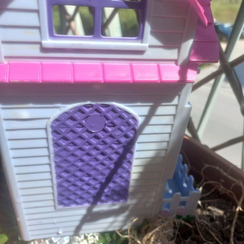 Kruzzel dollhouse suitcase like new, 6 rooms without figures