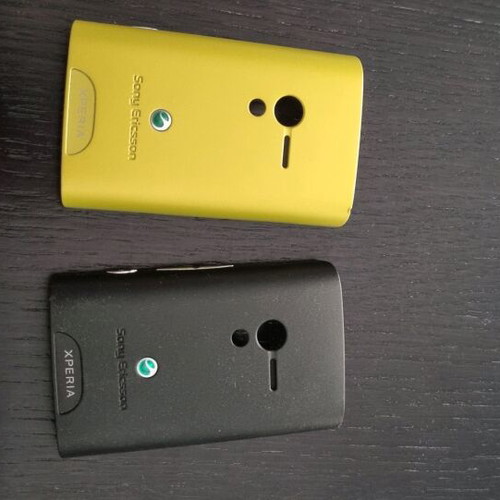 Genuine Sony Ericsson X10 Mini covers like new, black and green