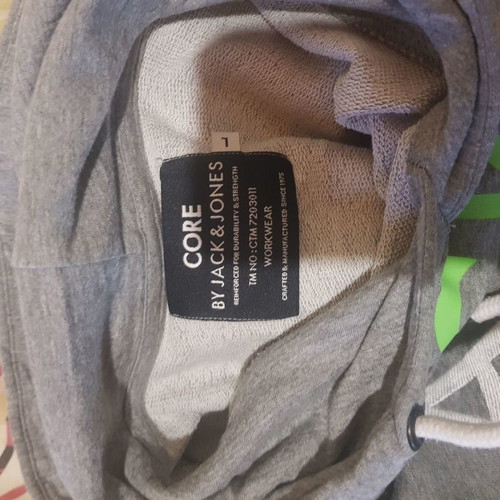 Φουτερ Jack & Jones γκρι, μέγεθος large, σαν καινούργιο