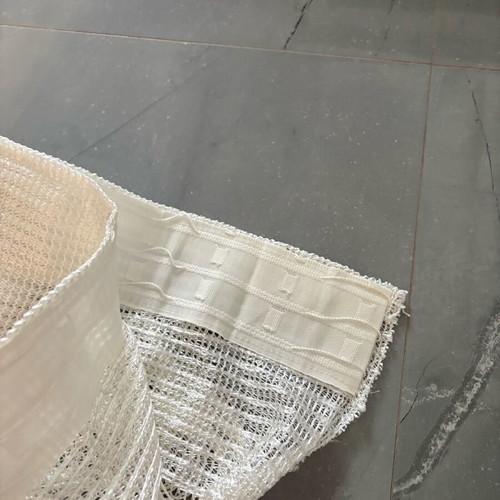 Curtain door fringe white like new 240x137 cm