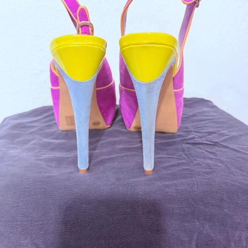 Jessica Simpson summer heels like new, multicolor, size 36