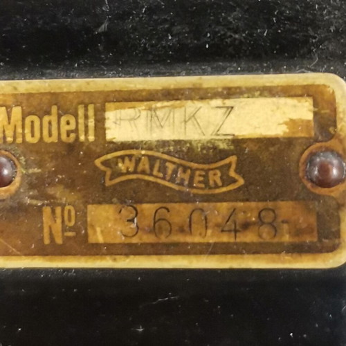 Walther mechanical calculator used, vintage personal item