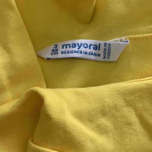 Mayoral dress 3 years girl yellow new