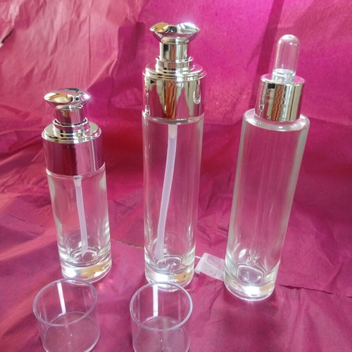 Glass cosmetic containers new