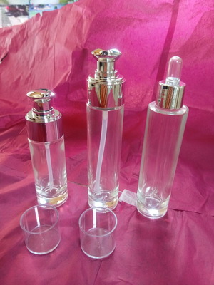 Glass cosmetic containers new